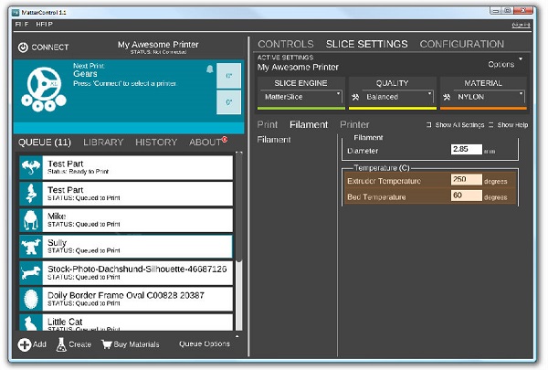 MatterControl(3D打印机控制软件) v2.20官网版