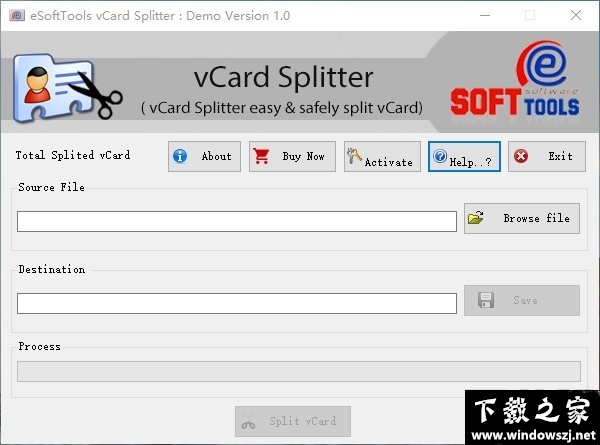 eSoftTools vCard Splitter v1.0 官方版