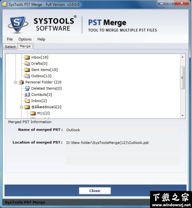 SysTools PST Merge v4.0 官方版