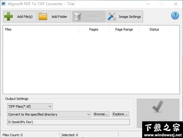 Mgosoft PDF To TIFF Converter v12.0.1 官方版