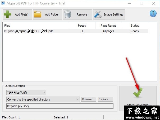 Mgosoft PDF To TIFF Converter v12.0.1 官方版