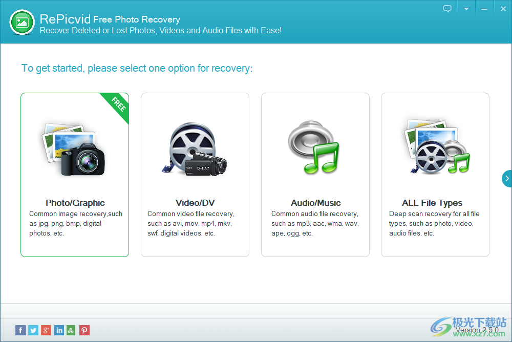 RePicvid Photo Recovery 照片恢复软件 V2.5.0