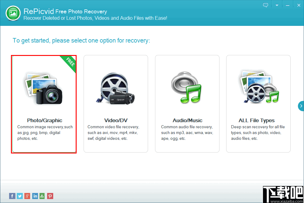 RePicvid Photo Recovery 照片恢复软件 V2.5.0