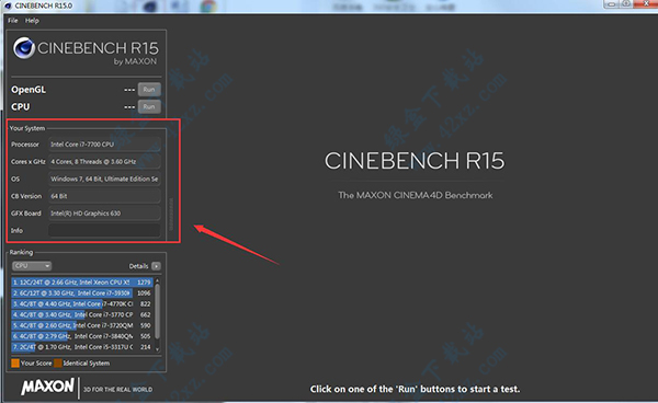 CineBench R15简体中文版