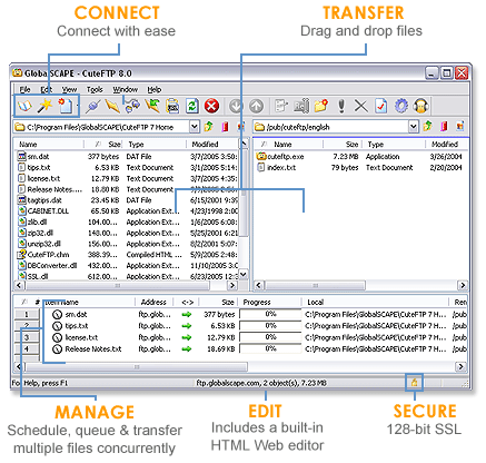 CuteFTP Home 免费版 V8.3.4.0007