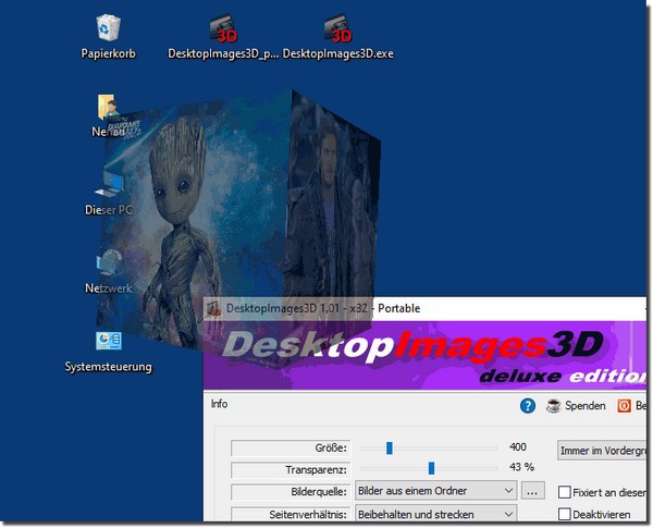 DesktopImages3D(桌面显示3D图片工具)下载 v1.01中文版