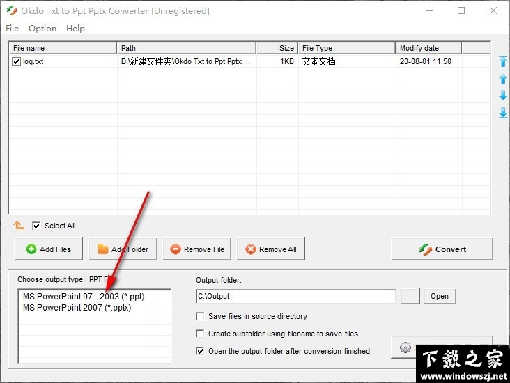 Okdo Txt to Ppt Pptx Converter v5.6 官方版