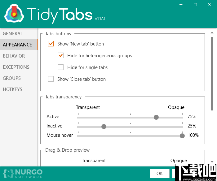 TidyTabs Pro 窗口管理器 v1.22 