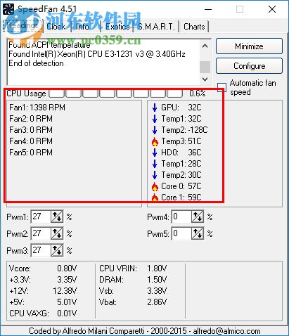 SpeedFan V4.52绿色版