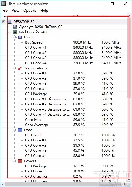 Libre Hardware Monitor 电脑硬件监控 V1.0.191