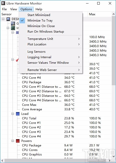 Libre Hardware Monitor 电脑硬件监控 V1.0.191