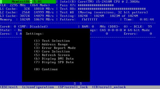 Memtest86 内存测试工具 v6.00b4