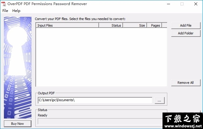 OverPDF PDF Permissions Password Remover v1.0 官方版