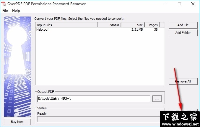 OverPDF PDF Permissions Password Remover v1.0 官方版