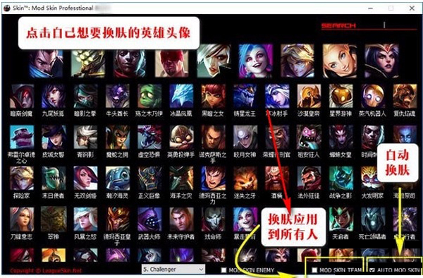 LOLSkinPro(一键换肤盒子) v11.7.1中文版