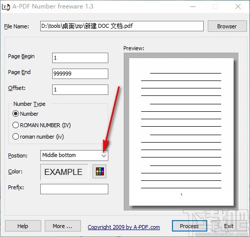 A-PDF Number v1.3 官方版