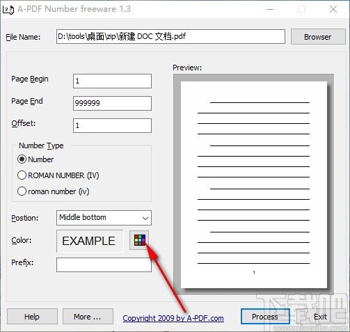 A-PDF Number v1.3 官方版