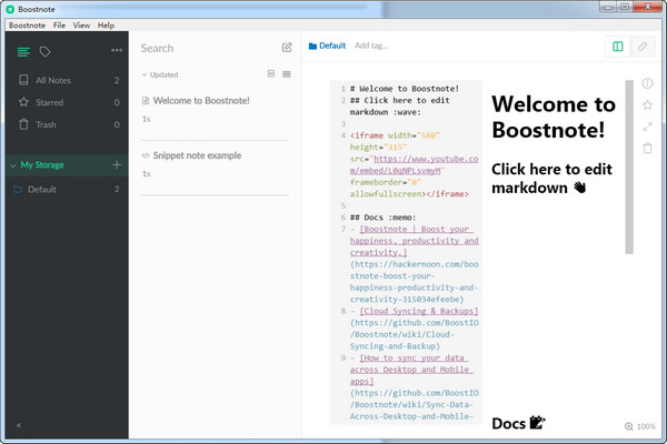 Boostnote绿色版