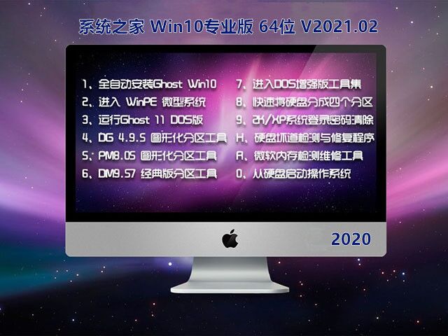 系统之家Win10官网下载_Win10专业版 64位 20H2下载