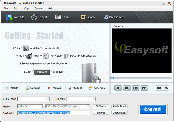 4Easysoft PS3 Video Converter v1.0绿色版