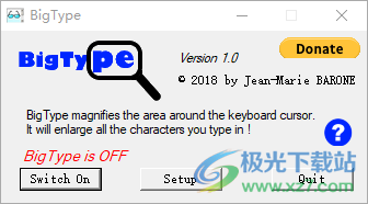 BigType 放大镜软件 V1.0 免费版