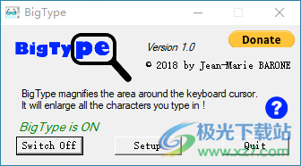 BigType 放大镜软件 V1.0 免费版