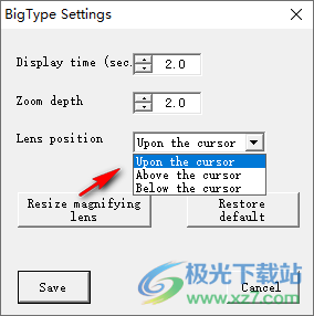 BigType 放大镜软件 V1.0 免费版