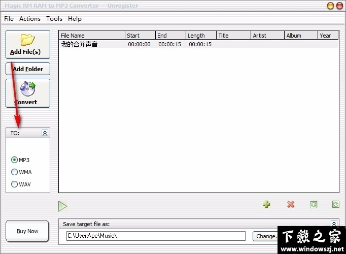 Magic RM RAM to MP3 Converter v3.7 官方版