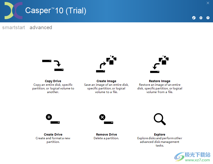 Casper 硬盘分区备份 V10.1.7338