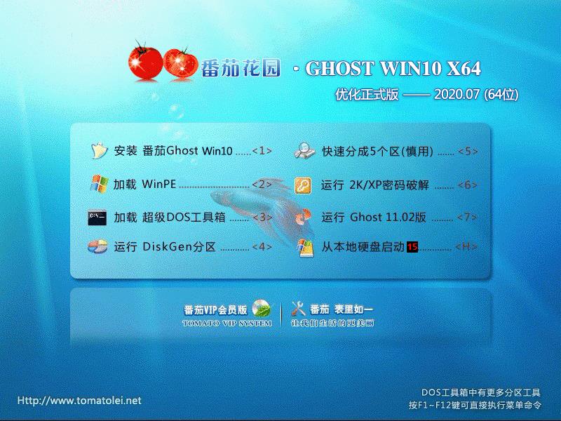 番茄花园Win10下载-Win10专业版 2004 Pro Bit64下载