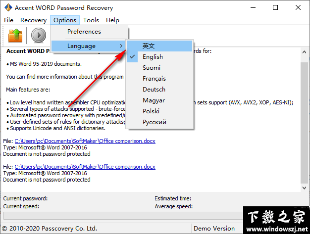 Accent WORD Password Recovery v20.09 官方版