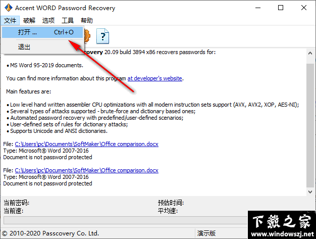 Accent WORD Password Recovery v20.09 官方版