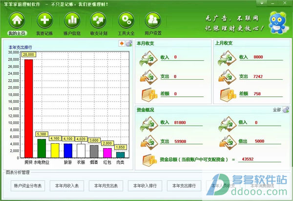 笨笨家庭理财软件正式版