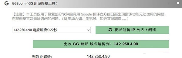 GGBoom 谷歌翻译修复 V1.0