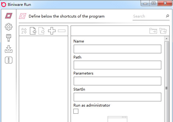 Biniware Run(桌面简化工具) V4.3.0.0 绿色版 