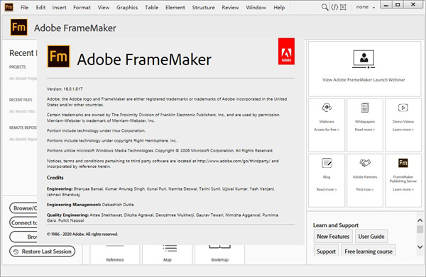 Adobe FrameMaker 页面排版 v17.0 官方版