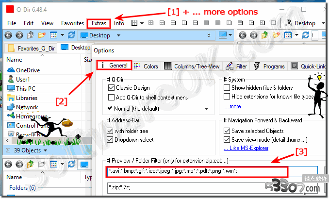 多窗口文件整理工具(Q-Dir) v8.93官方版