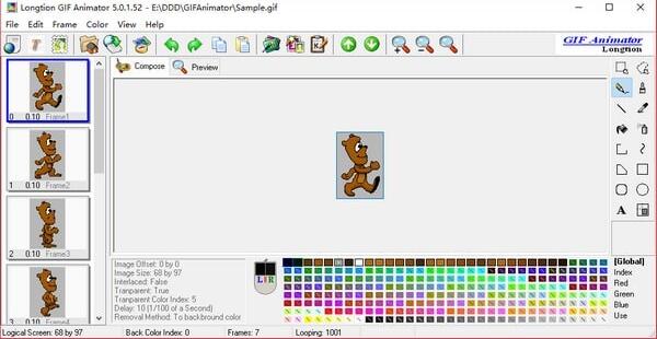 Longtion GIF Animator 动画制作 V5.0.1