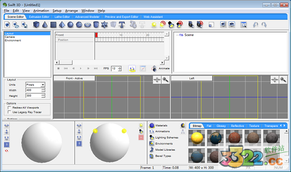 Swift 3D(三维动画制作软件) v6.0正式版