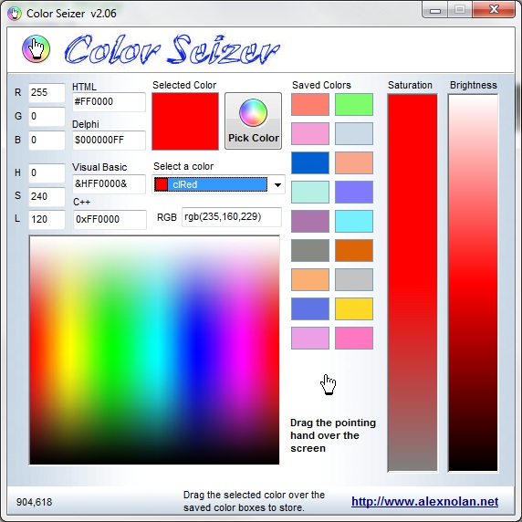 Color Seizer(颜色代码查询工具) v2.07官方版