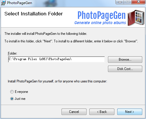 PhotoPageGen(电子相册制作软件) v7.3正式版