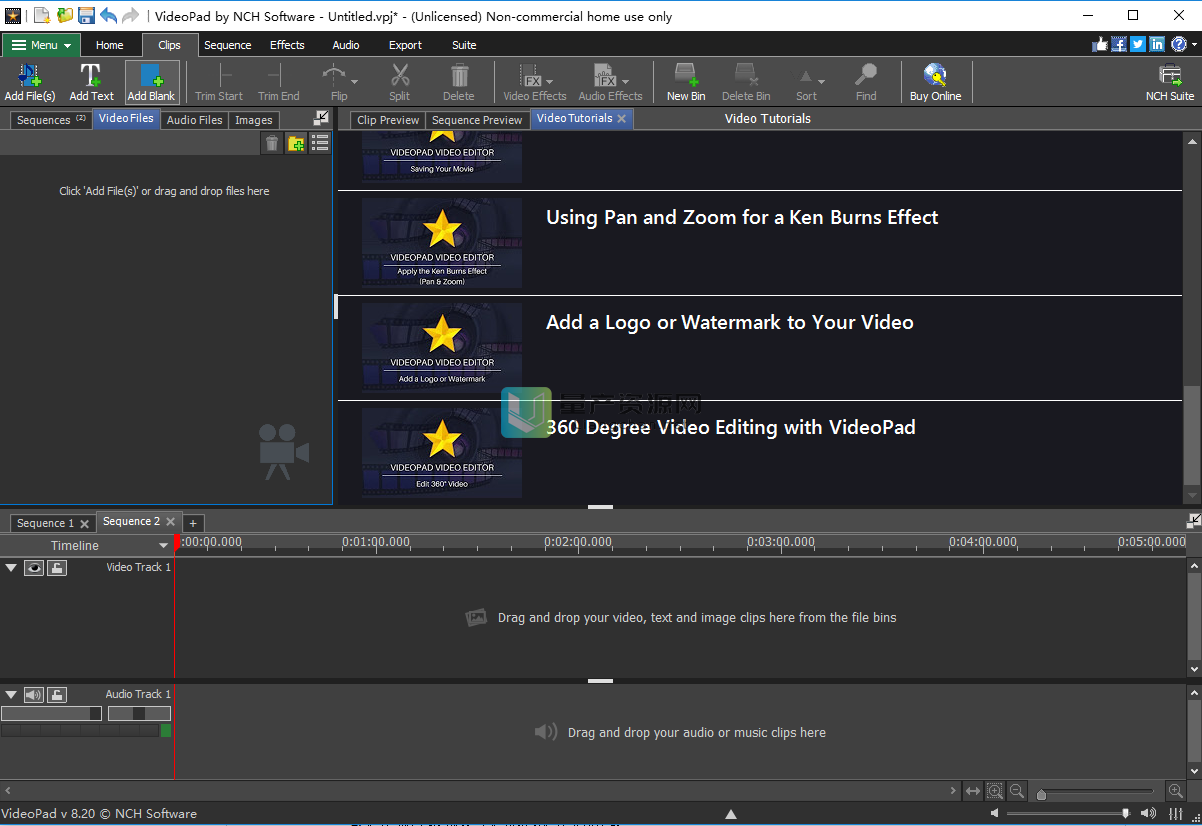 VideoPad Video Editor v8.75 绿色版