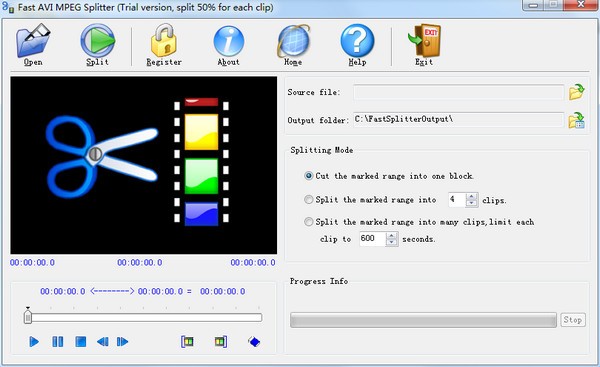 Fast AVI MPEG Splitter v1.2.1220绿色版