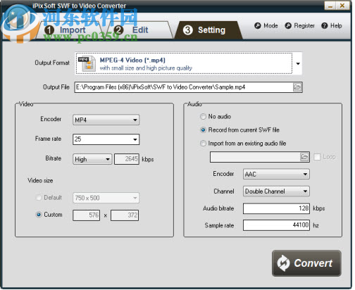 iPixSoft SWF to HTML5 Converter V4.6.0绿色版