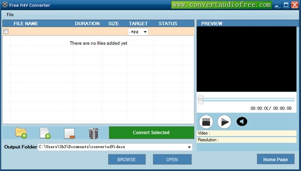 Free M4V Converter v2.0绿色版