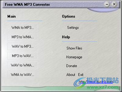 Free WMA MP3 Converter 音频格式转换 v2.0