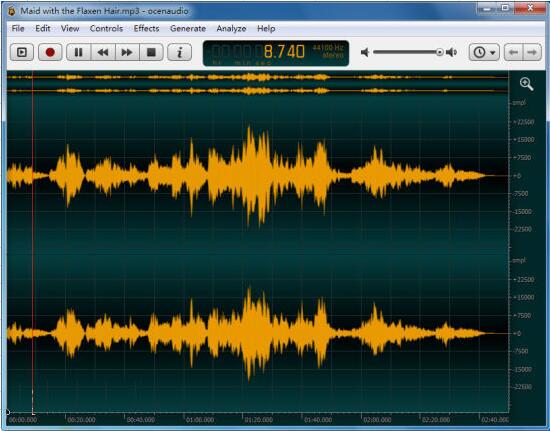 ocenaudio(音频编辑器) V3.7.4正式版