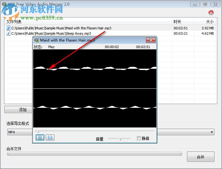 X2X Free Video Audio Merger v2.0正式版