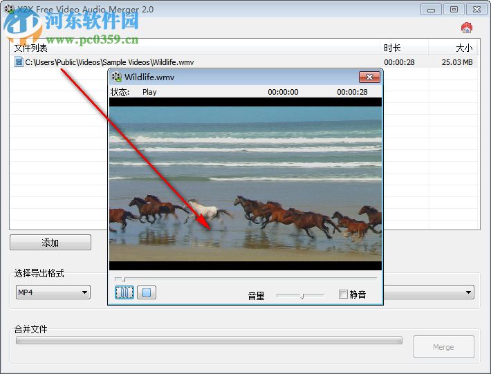 X2X Free Video Audio Merger v2.0正式版