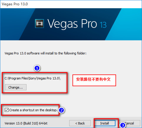 Vegas Pro 13 正式版 V13.0.0.453 